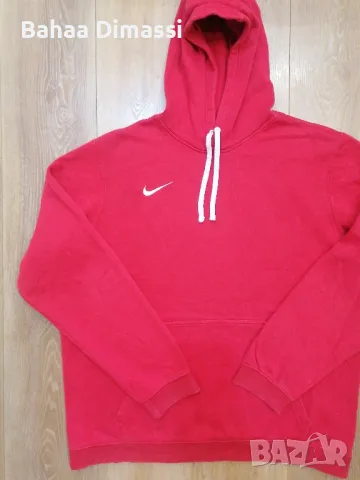 Nike Fleece Суичър мъжки Оригинален , снимка 4 - Спортни дрехи, екипи - 48598157