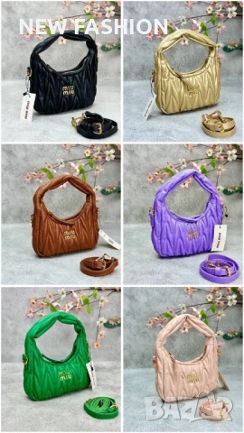 Дамски Кожени Чанти ✨ MIU MIU , снимка 11 - Чанти - 50620071