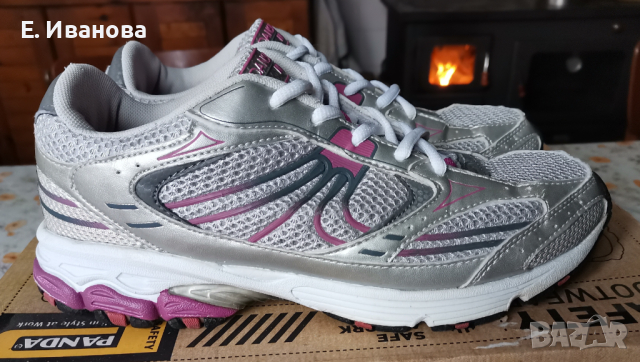 Дамски маратонки "DANSKIN NOW" 41 номер/размер в светло сиво, сребристо и розово, снимка 1 - Маратонки - 44614669