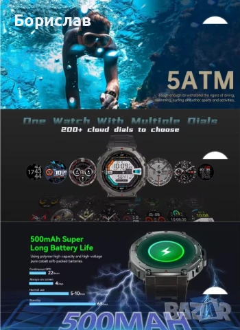 Smart Watch GPS ATS3085L, снимка 7 - Друга електроника - 50495453