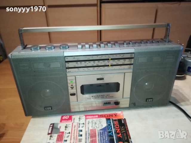 ITT WEEKEND 220 STEREO-ВНОС SWISS 0609252018, снимка 8 - Радиокасетофони, транзистори - 51628256