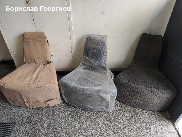 Нови ратанови столове стол фотьойл 