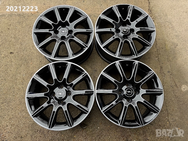 4 броя алуминиеви джанти за Opel Astra H,Opel Corsa D 16, снимка 3 - Гуми и джанти - 52582554