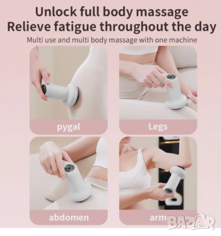 Масажор за Тяло и Оформяне – Шиацу и Вибрационен Ефект в Един Уред, снимка 7 - Други - 52041922