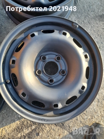 Продава железни джанти за Шкода Фабия,Фолксваген Поло,14 цола, снимка 3 - Гуми и джанти - 52814570