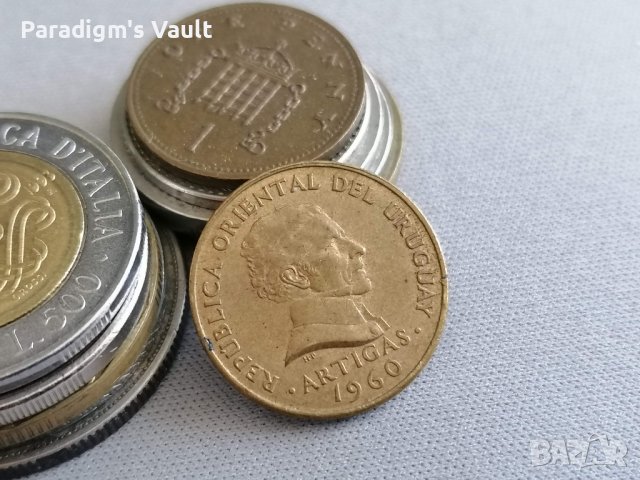Монета - Уругвай - 5 чентесимо | 1960г., снимка 2 - Нумизматика и бонистика - 41764572