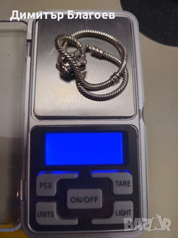 Disney x Pandora Moments Pavé Minnie Mouse Clasp Snake Chain, снимка 3 - Гривни - 53251140