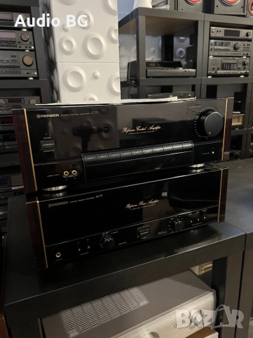 комплект Pioneer C-73 & M-73 Top Urushi, снимка 7 - Ресийвъри, усилватели, смесителни пултове - 51943560