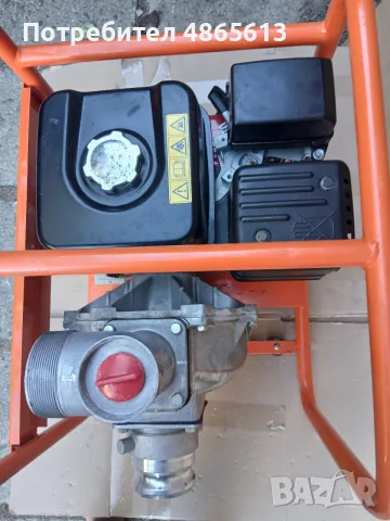 Водна помпа / мотопомпа KP Pump 3” Mitsubishi – 480 л/мин – като нова, само 50 часа работа, снимка 3 - Водни помпи - 56010972