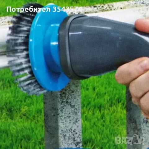 Уред за почистване с въртяща се глава Hurricane Muscle Scrubber., снимка 7 - Други стоки за дома - 39328757