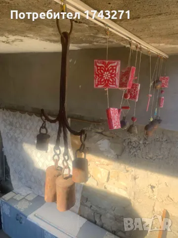 Стари звънци, снимка 5 - Антикварни и старинни предмети - 48717301