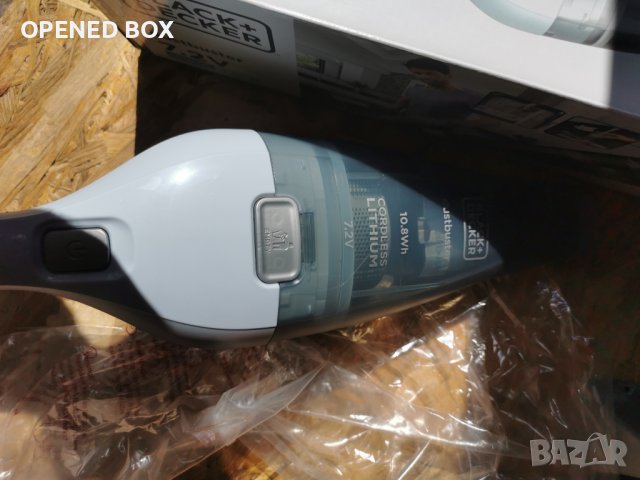 Ръчна прахосмукачка Black&Decker, "DUSTBUSTER" с Li-Ion батерия, С аксесоари, 7.2 V, 1.5 Ah, тип NVC, снимка 7 - Прахосмукачки - 41714980