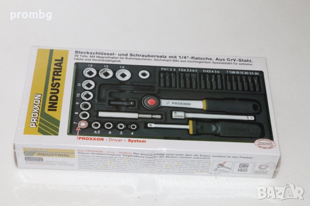 гедоре, 1/4 инча 39 ч., вложки с тресчотка, Германия