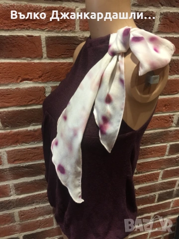 Дамски топ в бордо Hugo Boss, снимка 5 - Корсети, бюстиета, топове - 53120730