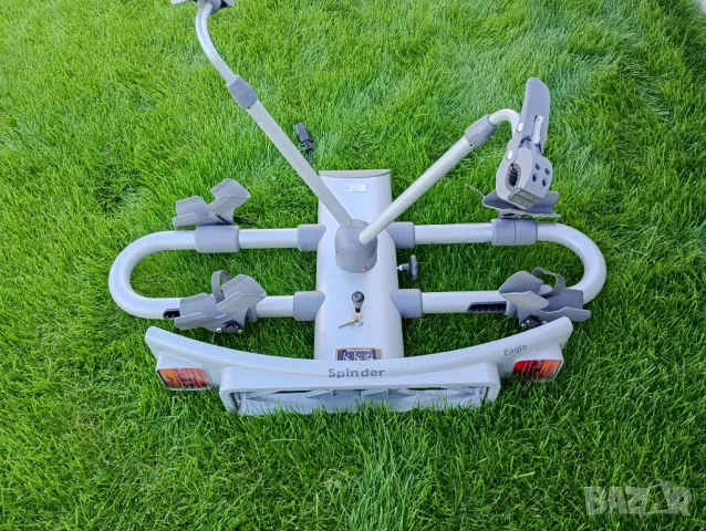 Spinder вело багажник за колела за 2 велосипеда за теглич