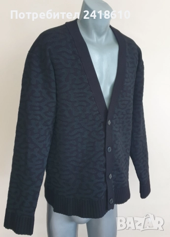 Hugo Boss HUGO Spuffon Knit  Mens Size L НОВО! ОРИГИНАЛ! Мъжка Жилетка!, снимка 7 - Пуловери - 52175608