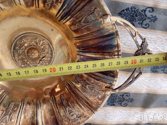 Купа,фруктиера арт деко, снимка 3 - Други ценни предмети - 50934461