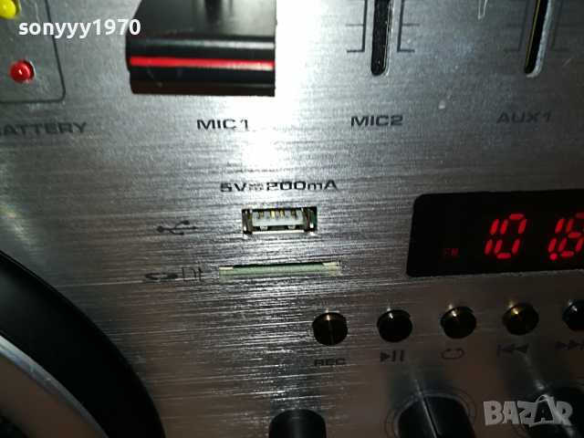 DJ-TECH DJ-USB/BLUETOOTH ВНОС SWISS 0204222049, снимка 13 - Ресийвъри, усилватели, смесителни пултове - 36322116