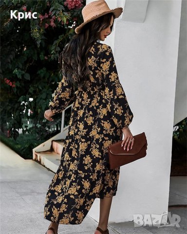 Ежедневна дамска рокля, размер М, снимка 3 - Рокли - 44499704