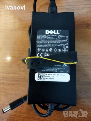 Захранващ адаптер за лаптопи DELL  19.5V  4.62A, снимка 1 - Лаптоп аксесоари - 39572297