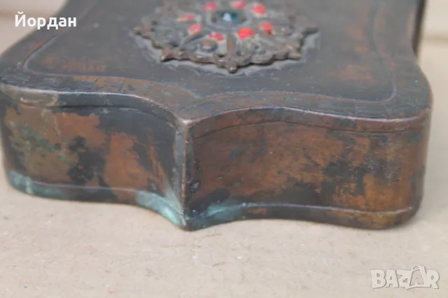 Оригинална бронзова барутница, снимка 8 - Антикварни и старинни предмети - 47259371