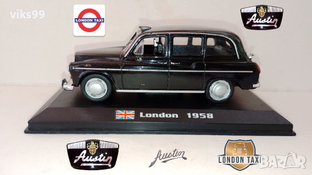 AmerCom London Taxi Austin FX4 1958 1:43 