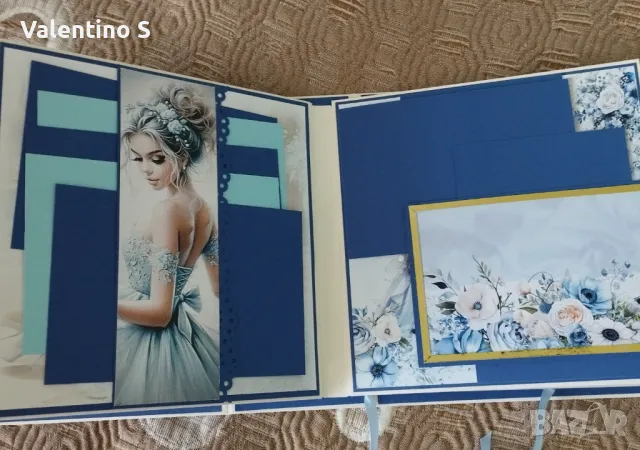 Ръчно изработен албум за снимки, снимка 5 - Други - 50038627