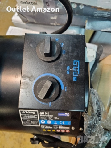 Вентилаторна печка GUDE 85104 GH 9 E, 9 kW, Напрежение: 400 V , снимка 5 - Отоплителни печки - 52116417