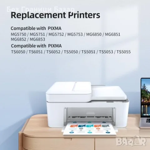 Нов Комплект мастила Canon 570 571 XXL 24броя Pixma MG5750 TS5050 TS8050 принтер тонер мастило печат, снимка 2 - Консумативи за принтери - 55930614