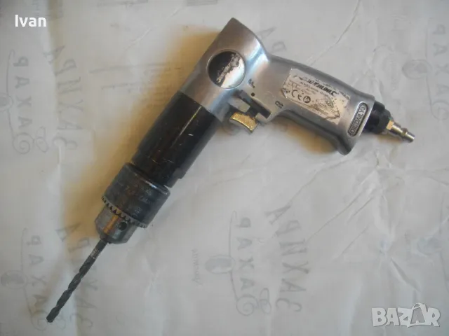 Английска ПНЕВМАТИЧНА БОРМАШИНА ДРЕЛКА 1-13мм Метален патранник 1700 об/мин SILVERLINEC, снимка 4 - Бормашини - 47518906