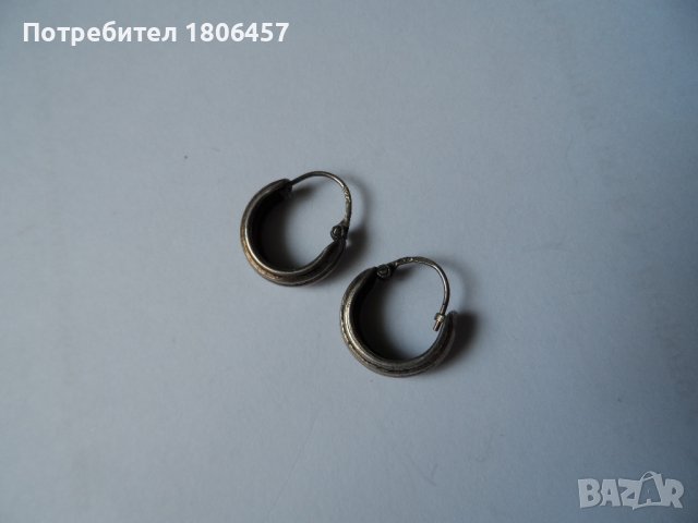 сребърни обеци А, снимка 7 - Обеци - 42046937