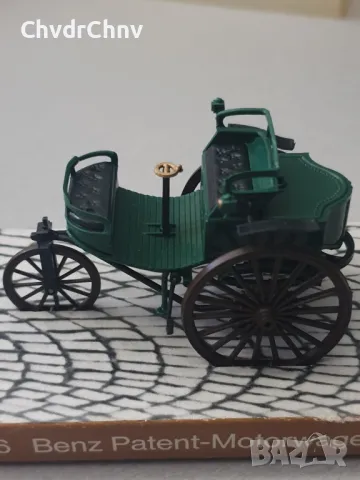 DAIMLER-BENZ PATENT MOTORWAGEN/2бр Мерцедес модел 1886/стара рядка колекционерска количка, снимка 6 - Колекции - 46749581