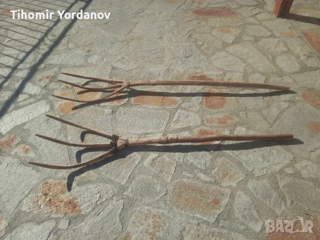 Дървени вили.-2 броя., снимка 16 - Антикварни и старинни предмети - 48011711