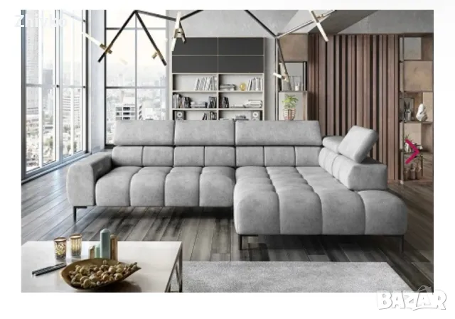 Десен ъглов диван Plaza L - полски пройзход