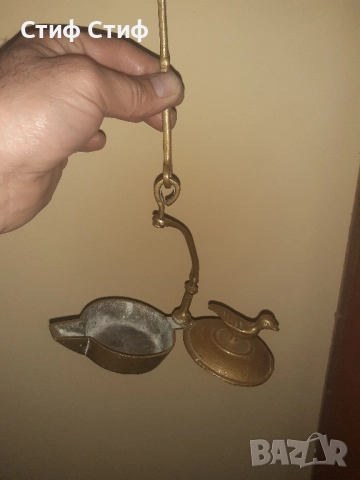 Газена лампа, снимка 4 - Антикварни и старинни предмети - 52257525