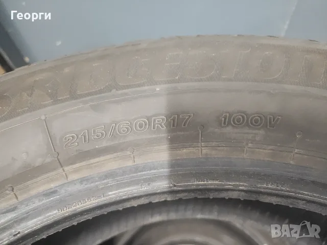 2бр.зимни гуми 215/60/17 Bridgestone, снимка 4 - Гуми и джанти - 56154493