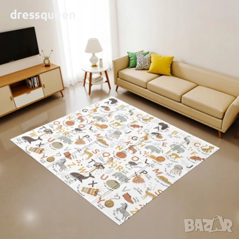 4854 Преносимо бебешко килимче за игра (160х180 см) – за дома, градината и пътуване