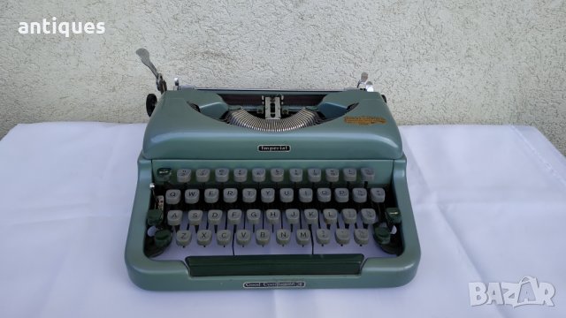 Стара пишеща машина Imperial Good Companion 4 - Made in England - 1957 г., снимка 2 - Антикварни и старинни предмети - 35882114