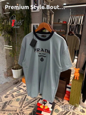 мъжки памучни тениски  prada Louis Vuitton Tommy Hilfiger moncler , снимка 2 - Тениски - 53744824