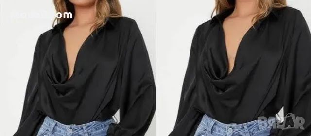 Дамска блуза с акцент, снимка 2 - Блузи с дълъг ръкав и пуловери - 48934913