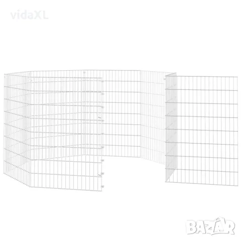 vidaXL Ограждение за свободно отглеждане на животни 8-панела 54x80 см, снимка 5 - Други стоки за животни - 56146326