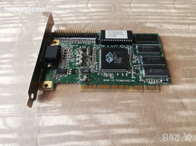 Видео карта ATI AMC 3D Charger 2MB PCI, снимка 5 - Видеокарти - 36164259