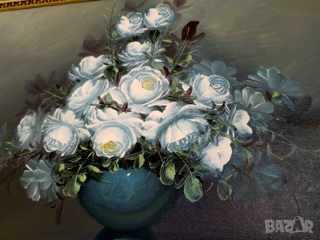 Оригинална маслена картина на художника Робърт Кокс, снимка 5 - Картини - 52192975