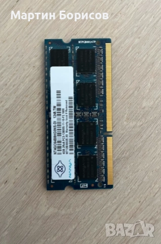 RAM памет за лаптоп RAM 4GB Nanya PC3L-12800S