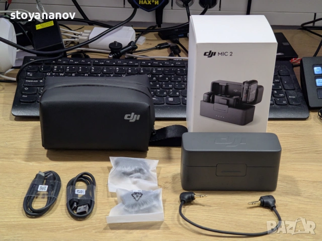 DJI mic2, снимка 3 - Чанти, стативи, аксесоари - 53649420