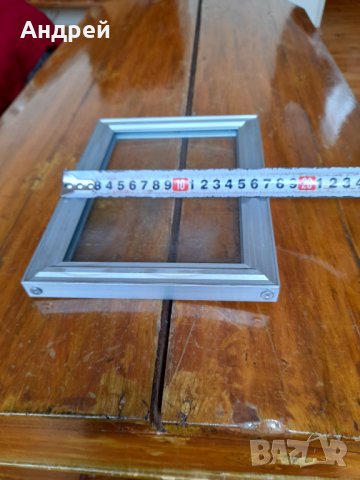Стара алуминиева рамка за снимка #3, снимка 5 - Други ценни предмети - 34540117