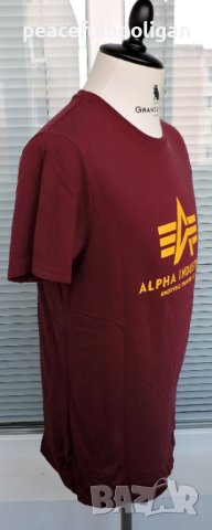 Оригинална мъжка тениска Alpha Industries размер М, снимка 6 - Тениски - 44356846
