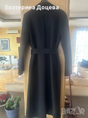 Черно палто Рефлекс, снимка 3 - Палта, манта - 52787861