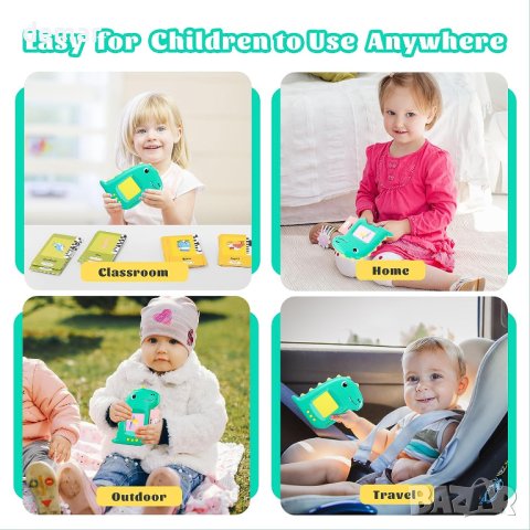 Говорещи флаш карти, Учебни играчки за 1 - 3 годишни бебета – английски език, снимка 6 - Образователни игри - 42165713