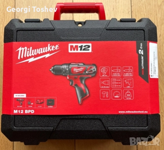 Празен куфар Milwaukee M12 BPD-202C, снимка 1
